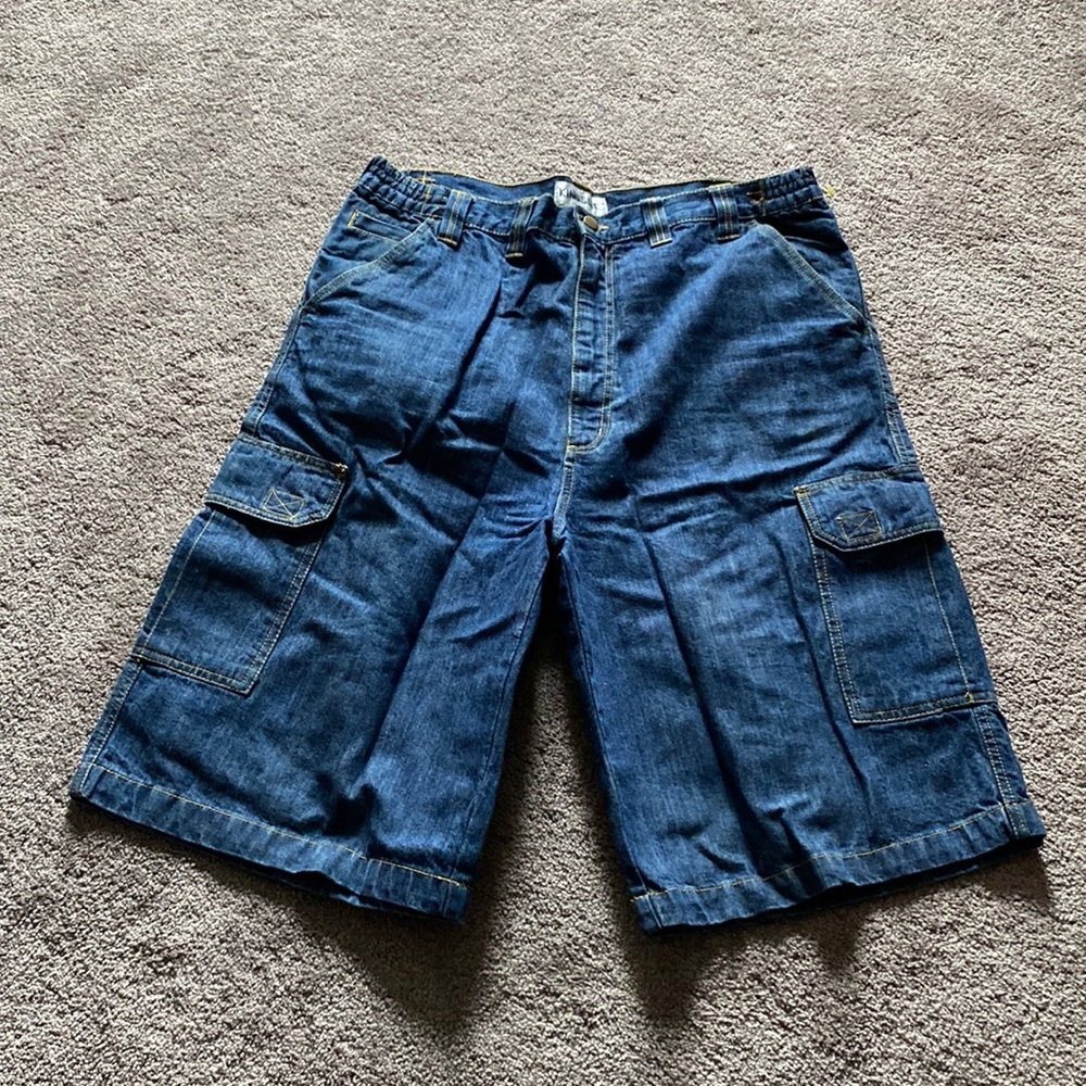 King Size Cargo Denim Shorts SIZE 40